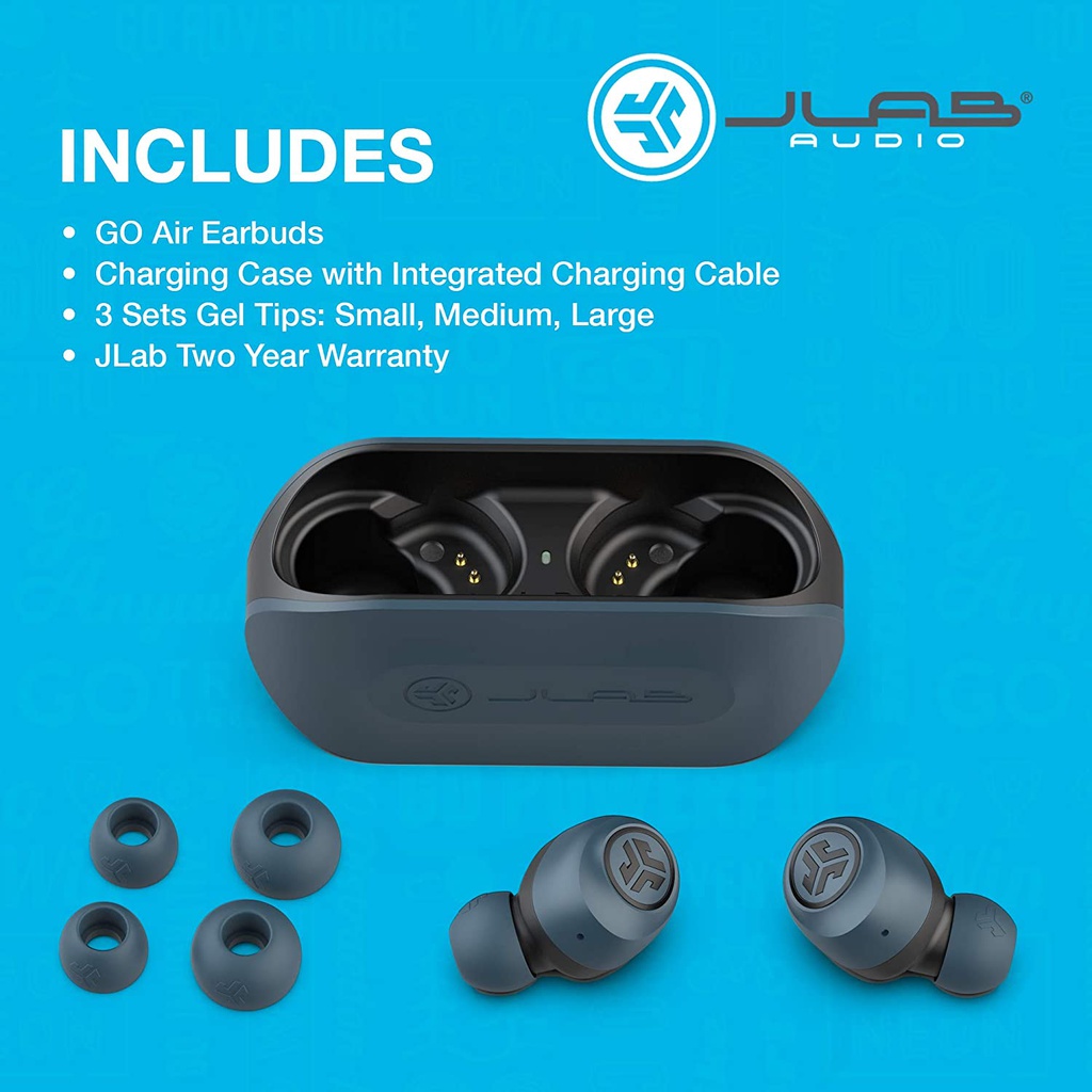 Audífonos Jlab Audio In Ear Go Air Tws Bluetooth 5.0 Azules