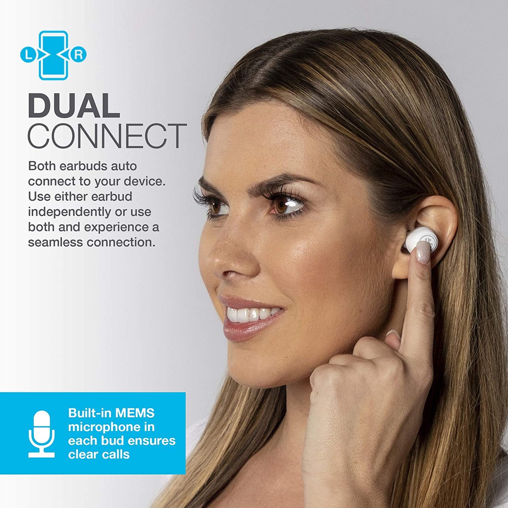 Audífonos Jlab Audio In Ear Go Air Tws Bluetooth 5.0 Blancos